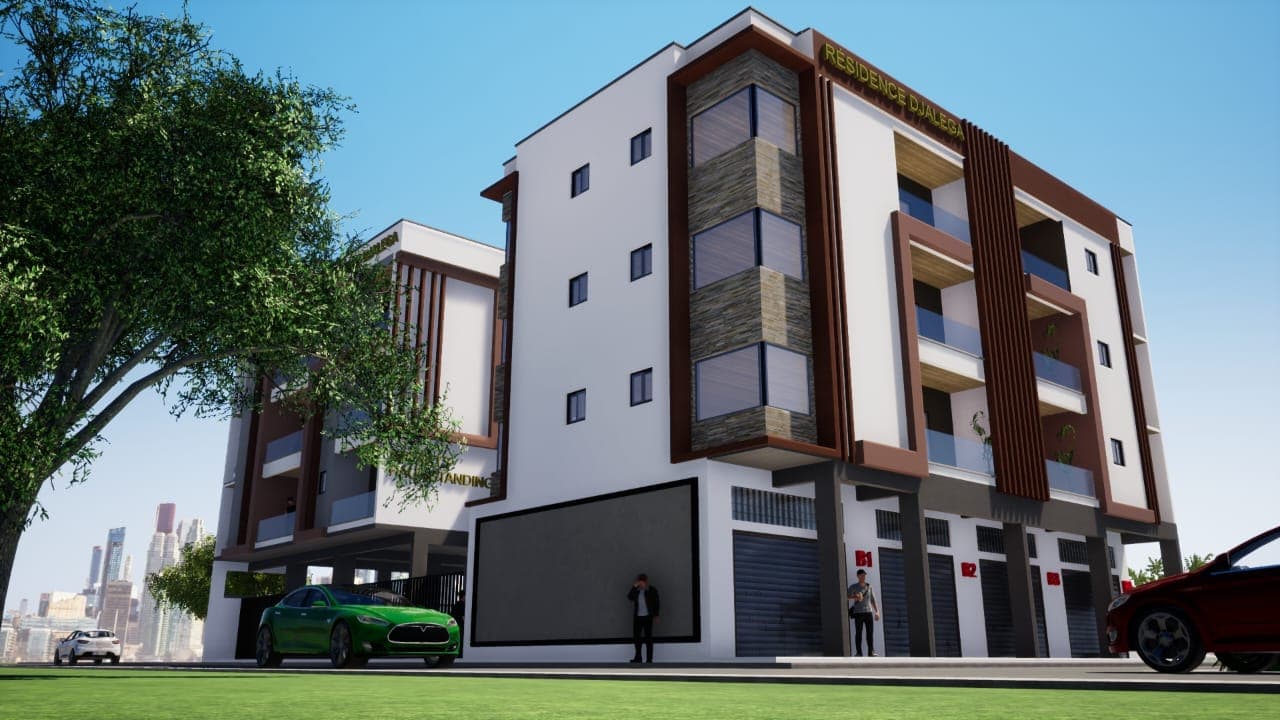 Immeuble R+3 commercial et d'habitation